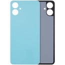 Tapa trasera azul Samsung Galaxy A06 4G (A065) con lente de cámara, repuesto original.