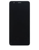 Pantalla LCD Huawei Honor 8 negra, repuesto para reparación de display roto.