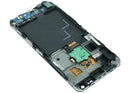 Pantalla soft OLED blanca con marco para Samsung Galaxy S Advance GT-i9070, ideal para reparar display roto.