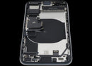 Tapa trasera Midnight para iPhone SE 2022 (A2595) con puerto de carga y componentes preinstalados, refurbished.