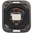 Tapa trasera Apple Watch Series 9 41mm GPS aluminio negro espacial, repuesto A2978 para reparación.