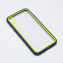 Estuche  Marco De Color Azul Y Parte De Atras Transparente - Iphone Xs Max