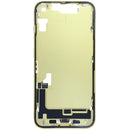 Chasis amarillo grado A para iPhone 14 (A2649) con puerto de carga y piezas pequeñas, OEM usado.