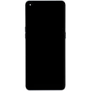 Pantalla LCD azul original para OPPO Find X3 Pro (CPH2173) con marco, ideal para reparación de pantalla rota.