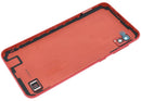 Tapa trasera roja original Samsung Galaxy A10 (A105) con lente de cámara, repuesto de Service Pack.