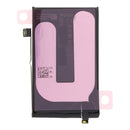Batería V3 para iPhone 16, plateada y negra, con conectores, lista para instalación sin mensaje de error.