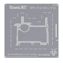 Plantilla Qianli Bumblebee QS106 para reballing de capa intermedia en Huawei P40 Pro+, herramienta de reparación de BGA.