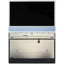 Pantalla iMac 24 A2873 azul, usada OEM pull Grade A, con agujero para cámara, lista para reparación.