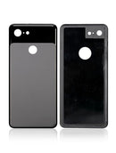 Tapa trasera Google Pixel 3 negra usada, back cover de cristal para reparación, repuesto G013A.