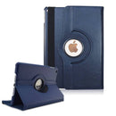 Protección completa para tu iPad con una elegante funda giratoria 360 color azul oscuro en Quetzaltenango.