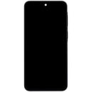 Pantalla OLED refurbished para Samsung Galaxy A37 5G, color Charkoal, con marco, lista para repuesto y reparación.