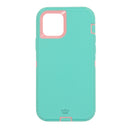 Estuche  Defender Con Clip Menta/ Rosado - IPHONE 12 MINI 5.4
