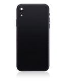 Tapa trasera para iPhone XR con componentes pequeños pre-instalados (Gris Espacial)