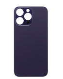 tapa trasera con orificio de camara mas grande iPhone 14 Pro Max (NO LOGO) (DEEP PURPLE)