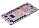 Pantalla OLED Lavender de 120Hz para Samsung Galaxy S23 Ultra, con marco, ideal para reparación de display roto.