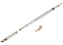Punta de cautín C210 tipo cuchilla con cable flex, set de 12 piezas para soldadura JBC T210.
