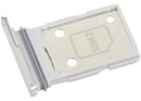 Bandeja dual SIM blanca para Samsung Galaxy S26 Ultra (S948), repuesto original para porta chip.