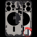 Encuentra la carcasa media con puerto de carga flex y piezas pequeñas para iPhone 15 Pro en Xela.