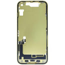 Housing central amarillo para iPhone 14 (A2649, A2881) con puerto de carga y piezas pequeñas, usado OEM Grade B.