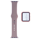 Encuentra en Xela Quetzaltenango la banda de silicona soft de 44mm y funda bumper con vidrio templado para tu iWatch.