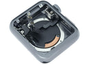 Carcasa de aluminio Space Black para Apple Watch Series 3 GPS 38mm A1858, pieza de repuesto usada.
