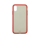 Estuche  Hard Case Marco Rojo/Humo IPHONE XS MAX (6.5)