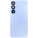 Tapa trasera original Samsung Galaxy S25 5G Icy Blue con lente de cámara, para reparación.