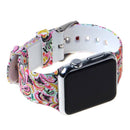 Banda de reloj iWatch (38/40/41mm) de silicona con patron estampado - 11