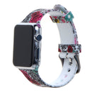 Banda de reloj iWatch (42/44/45/49mm) con patron impreso en silicona