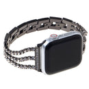 Banda de acero inoxidable con piedras para iWatch disponible en Xela Quetzaltenango.