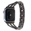Banda de acero inoxidable con piedras para iWatch disponible en Xela Quetzaltenango.