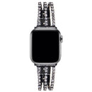Banda de acero inoxidable con piedras para iWatch disponible en Xela Quetzaltenango.