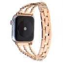 Banda de acero inoxidable con piedras para iWatch disponible en Quetzaltenango.