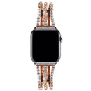 Banda de acero inoxidable con piedras para iWatch disponible en Quetzaltenango.