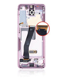 Pantalla OLED con marco Samsung Galaxy S20 5G Verizon Cloud Pink, refurbished, para reparación de display G981V.