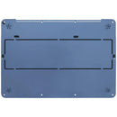 Tapa inferior original Apple MacBook Neo Indigo A3404, chasis de repuesto en color azul oscuro.