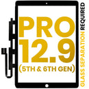 Repara el digitalizador de tu iPad Pro 12.9 5ta Gen / 12.9 6ta Gen en Quetzaltenango con separación de cristal requerida, en todos los colores y con partes originales premium.