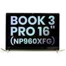 Pantalla original Samsung Galaxy Book 3 Pro 16" NP960XFG Service Pack color grafito para reparación.