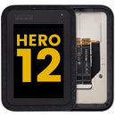 Pantalla LCD táctil de repuesto con marco para GoPro Hero 12, ideal para reparación de display roto.