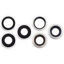 Encuentra el conjunto de 3 piezas de lente de cámara trasera en color blanco titanio para iPhone 16 Pro / 16 Pro Max en Quetzaltenango.