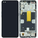 Pantalla LCD original negra para OPPO Reno 4 5G CPH2091, repuesto para reparación de display roto.