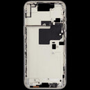 Tapa superior blanca de titanio para iPhone 16 Pro Max, repuesto para reparación de carcasa.
