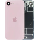 Tapa trasera original iPhone 17e rosa con MagSafe, NFC y flex de linterna para reparación.