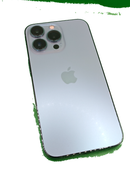 iPhone 13 Pro azul seminuevo, 128GB, grado 1, salud de batería 100%, libre de fábrica.
