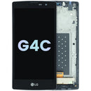 Pantalla original LG G4c negra, display LCD de repuesto, ideal para reparación de pantalla rota.