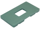 Molde metálico XHZC para posicionamiento de vidrio de pantalla iPhone 14 Pro A2890, esencial para reparaciones.