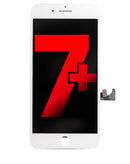 Pantalla LCD para iPhone 7 con placa de metal (Blanco)3