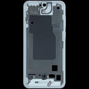 Marco intermedio original Samsung Galaxy A55 5G Iceblue (A556), carcasa y bisel, para reparación de teléfono.