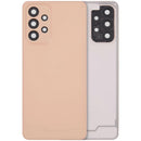 Tapa trasera color durazno para Samsung Galaxy A33 5G (A336) con lente de cámara, repuesto original.