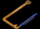 Lector de huella dactilar violeta claro para Samsung Galaxy A07 4G (A075) con cable flex. Repuesto sensor.